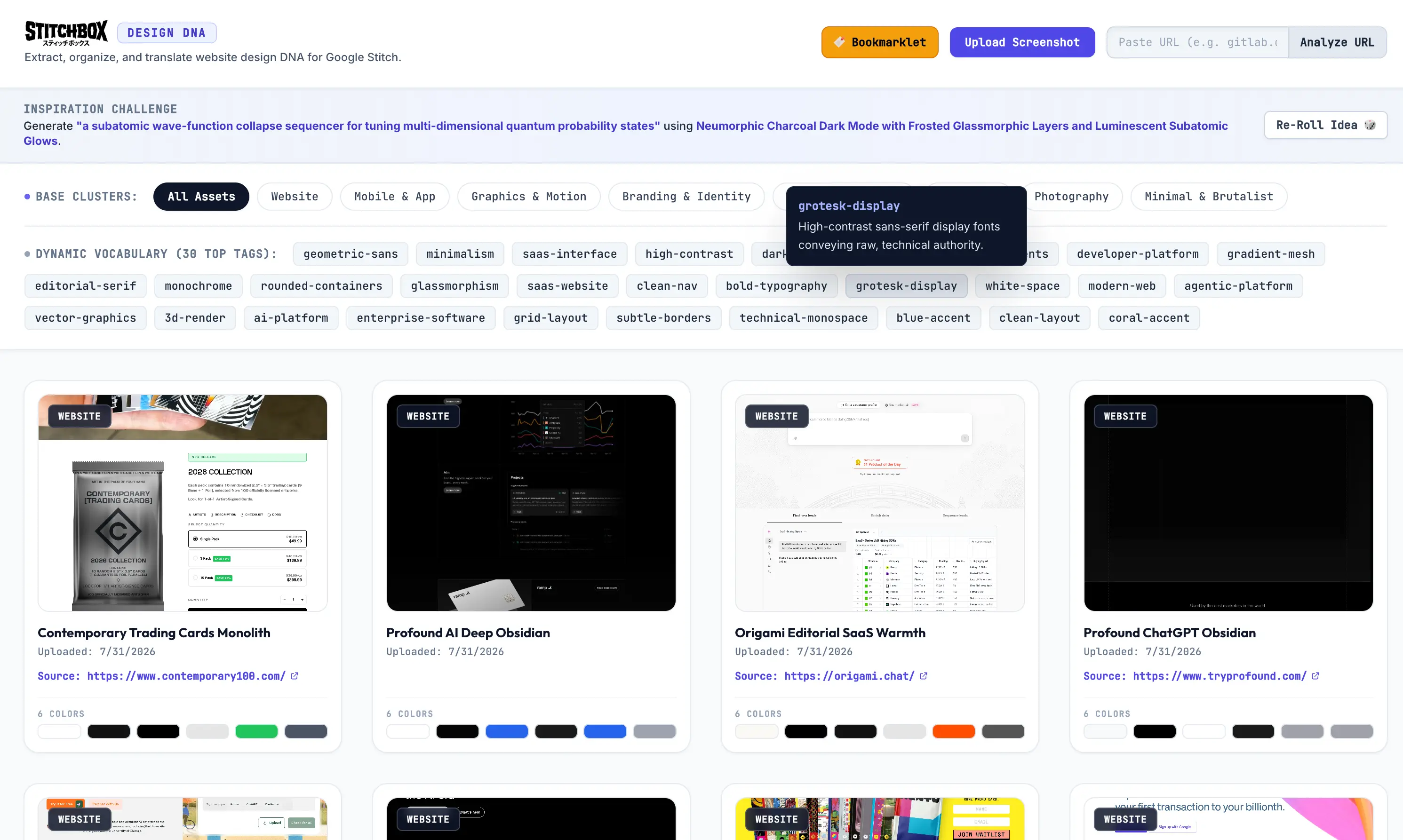 Stitchbox, a production tool built by Fiction Tribe, mid-assembly.